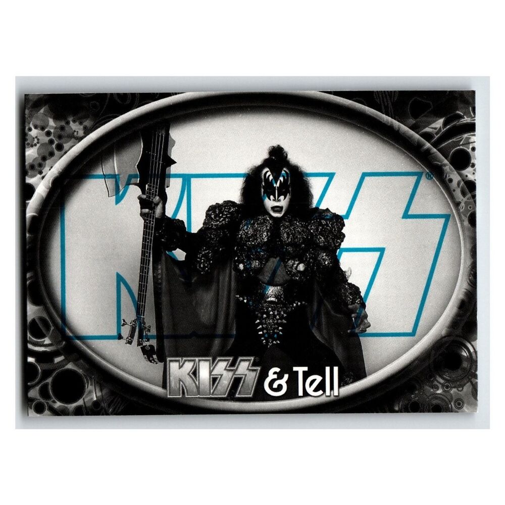 KISS Gene Simmons 2009 KISS & Tell Press Pass 82 Music Card